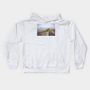 The Great Wall Of China Kids Hoodie